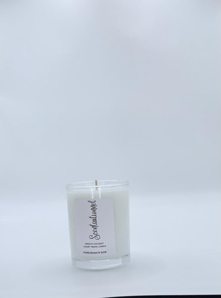 Apricot Coconut Luxury Travel candle - Pomegranate Noir