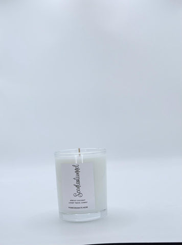 Apricot Coconut Luxury Travel candle - Pomegranate Noir