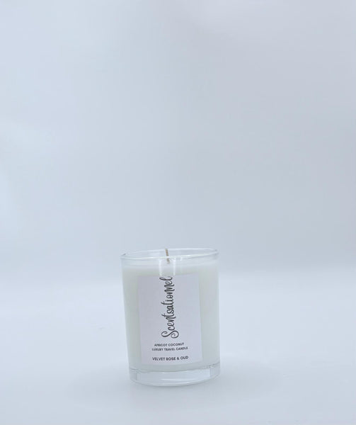 Apricot Coconut Luxury Travel candle - Velvet Rose & Oud