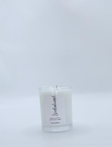 Apricot Coconut Luxury Travel candle - Wild Bluebell