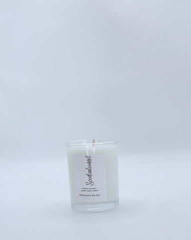 Apricot Coconut Luxury Travel candle - Wood Sage & Sea Salt