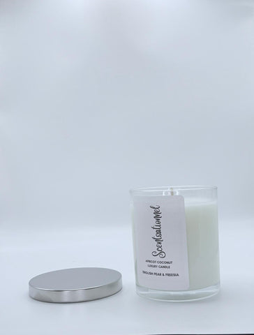 Apricot Coconut Luxury Candles - English Pear & Freesia