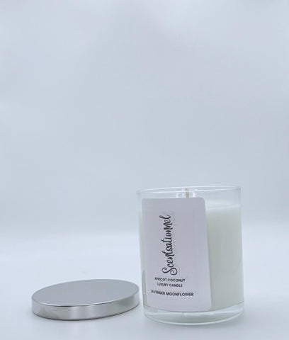 Apricot Coconut Luxury Candles - Lavender Moonflower