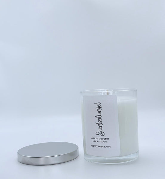 Apricot Coconut Luxury candles - Velvet Rose & Oud