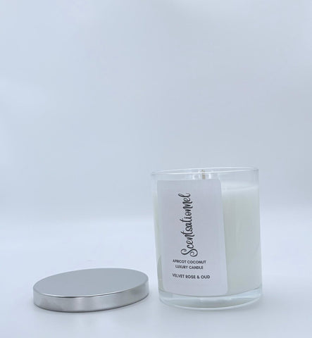 Apricot Coconut Luxury candles - Velvet Rose & Oud