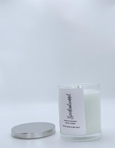Apricot Coconut Luxury candles - Wood Sage & Sea Salt