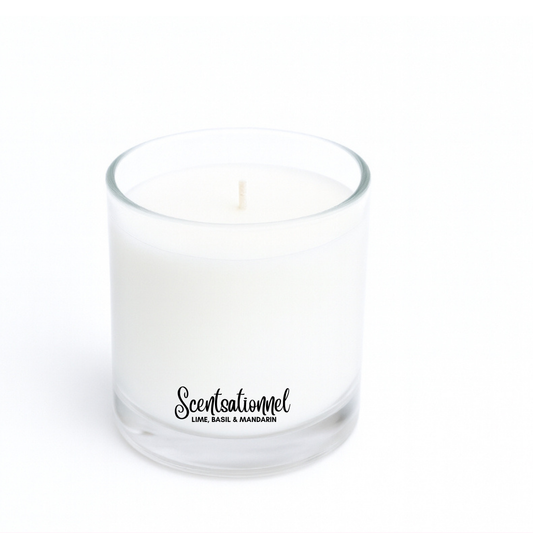 Apricot Coconut Luxury Travel candle - Lime, Basil & Mandarin