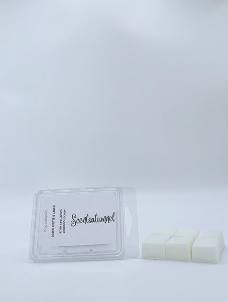 Apricot Coconut Luxury Wax Melt - Peony & Blush Suede